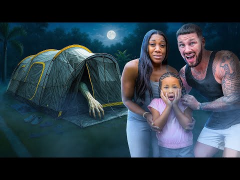 CAMPING but SOMETHING is WATCHING US..