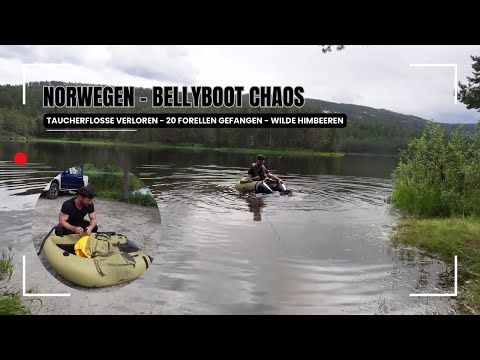 Bellyboot Chaos: Taucherflosse verloren, 20 Forellen gefangen und wilde Himbeeren entdeckt! 🎣🍇