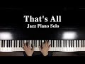 That S All Jazz Piano