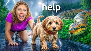 I Rescued My PUPPY From a Giant SNAKE ATTACK... 