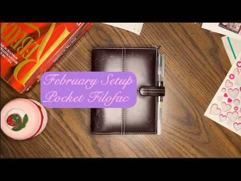 February Setup in my Pocket Filofax | Going Annalog