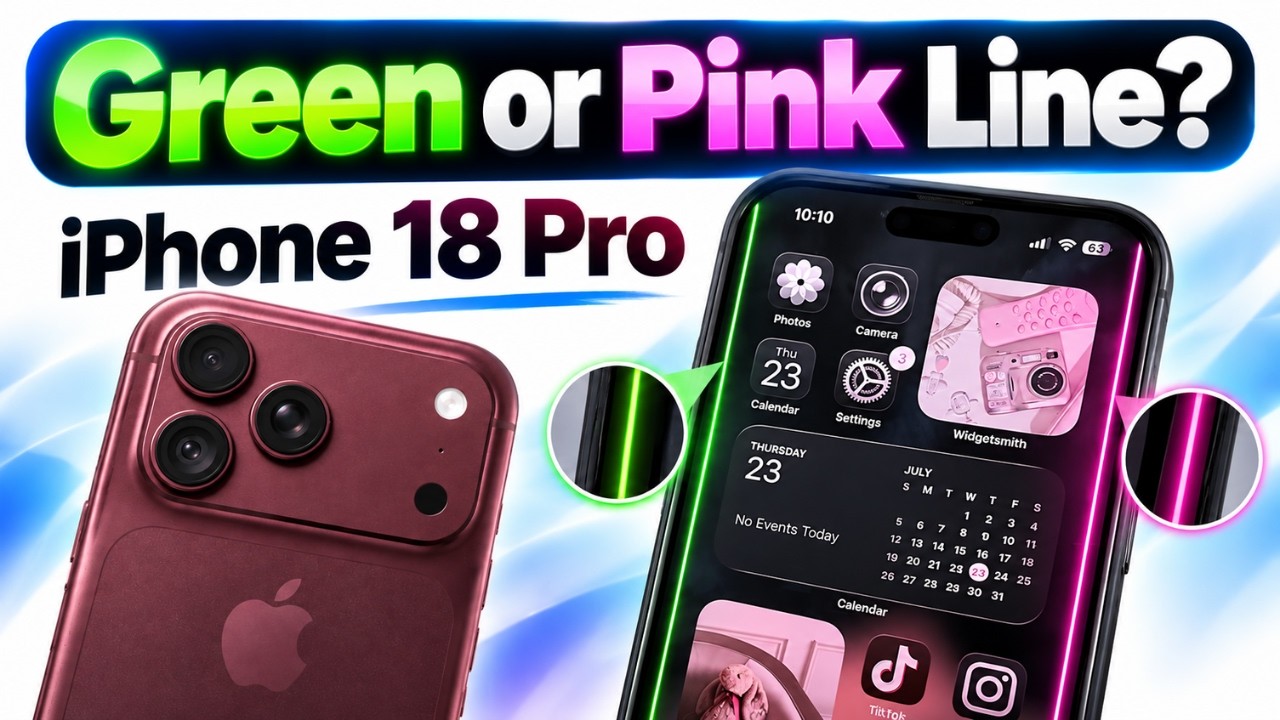 iPhone 18 Pro Green or Pink Line Issue - Explained