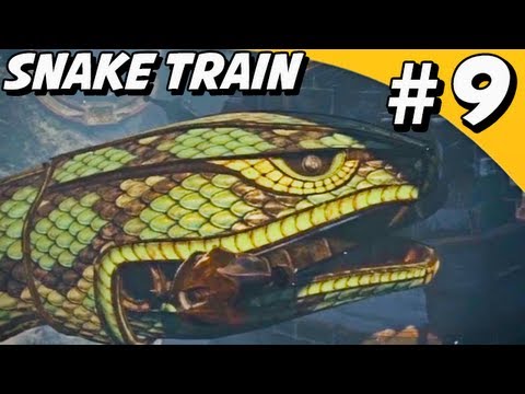 God of War 4 Ascension Walkthrough Part 9 - Snake Train, Ice Caverns [GoW 4]