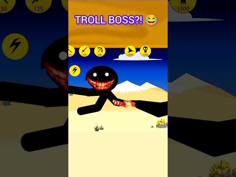 Kai Ridder vs Zombie TROLL BOSS 😂 | Stick War Legacy #stickwarlegacy #zombie #trollface #shorts
