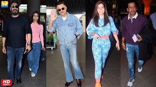 Ajay Devgan With Nysa, Anil Kapoor Leaves For Animal Shoot, Raashii Khanna Arrives For Farzi