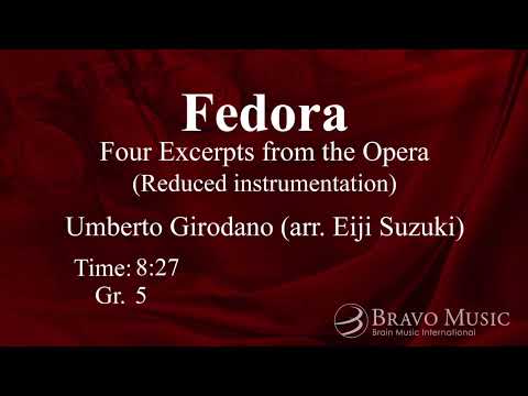 Fedora (Reduced instrumentation) by Umberto Giordano (arr. Eiji Suzuki)