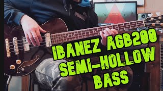 Video thumbnail for Ibanez Artcore AGB200 Semi-hollow bass introduction & test by Instruments For Emotions