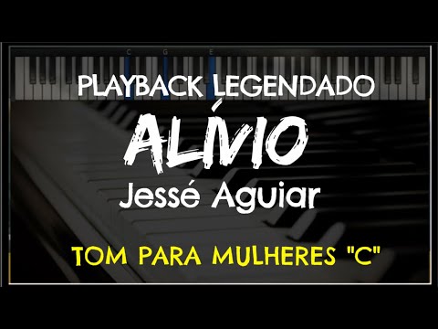 🎤 Alívio (PLAYBACK LEGENDADO no Piano – TOM FEMININO "C”) Jessé Aguiar, by Niel Nascimento