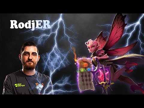 RodjER - Dark Willow Support | Dota 2 7.27d Gameplay