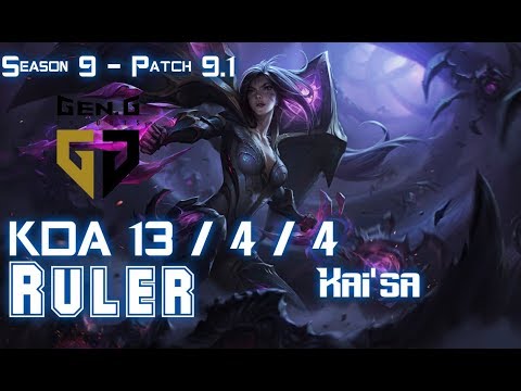 Gen Ruler KAI'SA vs VAYNE ADC - Patch 9.1 KR Ranked