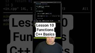Functions introduction in C++ [Learn C++ Shorts Lesson 10]