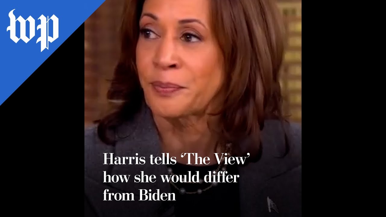 Harris tells 'The View' how she would differ from Biden