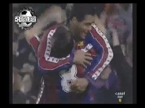 Barcelona 5 vs Atletico Madrid 3  Liga 1993/94 Show de Romario FUTBOL RETRO