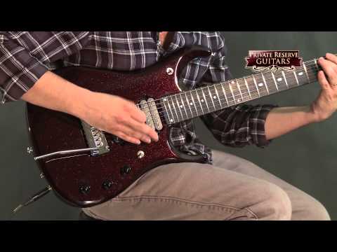 Music Man John Petrucci JP12 7-String Electric Guitar Cherry Sugar Basswood Body