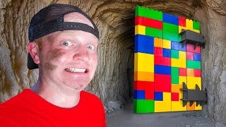 I Built a Underground Lego Bunker!