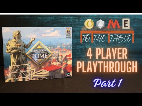 Foundations of Rome 4-Player Playthrough Part 1
