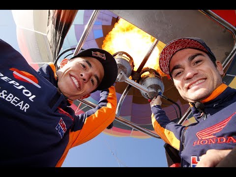 Marc Marquez y Dani Pedrosa despiden la temporada entre risas