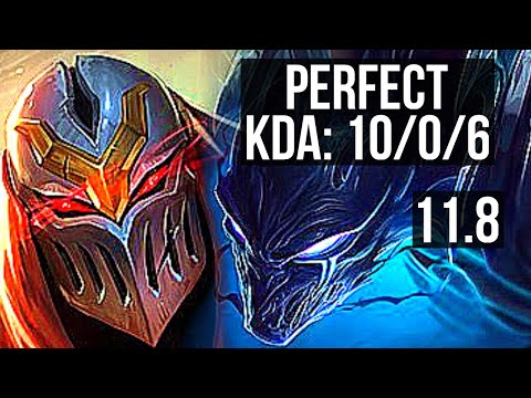 ZED vs NOCTURNE (MID) | 10/0/6, 1.9M mastery, Legendary | KR Diamond | v11.8