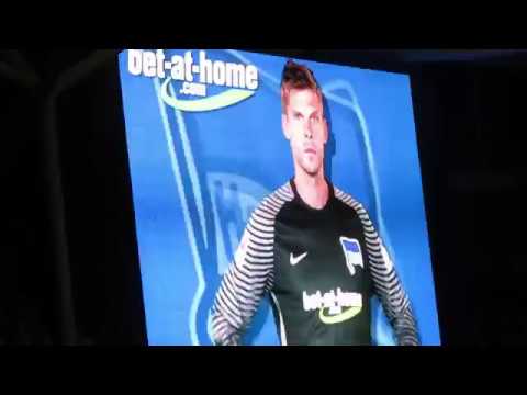 Hertha BSC - Mannschaftsaufstellung gegen Eintracht Frankfurt / 25.02.2017