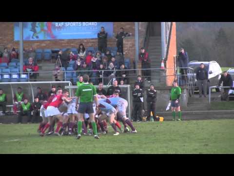ARU - Army U23 vs RAF U23 Highlights 2-12-12