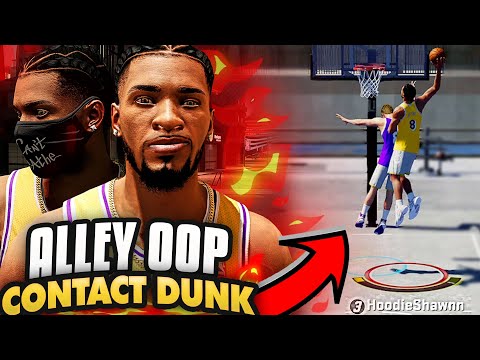 1ST ALLEY-OOP CONTACT DUNK IN THE CITY!! NBA 2K21 NEXT GEN!!!