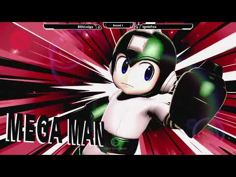 Smash Ultimate: BlitzyLuigy (Mega Man) V IgnisFox (Link) - Synthesis 5 Tournament SSBU