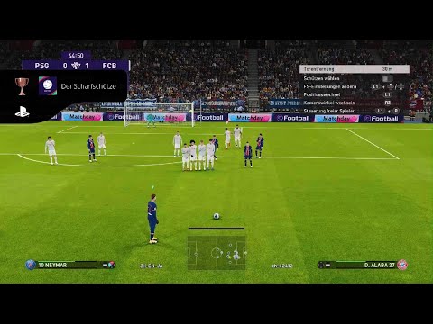 Neymar Free Kicker Goal v.s. FC Bayern München