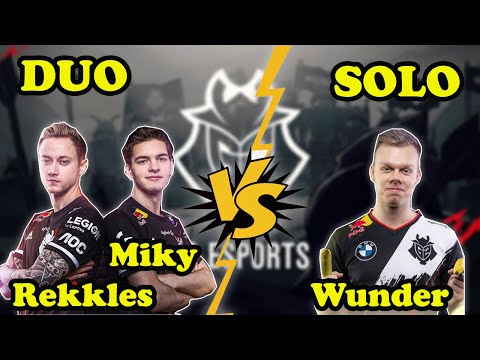 Miky duo Rekkles VS Wunder xếp hạng solo EU | Ai sẽ chiến thắng | G2 Mikyx stream higlights