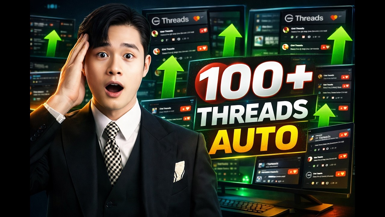 How I Auto Post on 100+ Threads Accounts (Step-by-Step)
