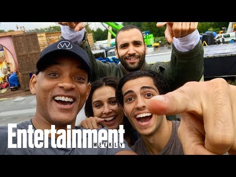 Aladdin: Will Smith Shares 1st Cast Photo From Live-Action Set | News Flash | Entertainment Weekly