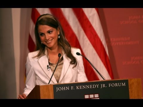 Queen Rania at The Kennedy School of Government - Harvard University
