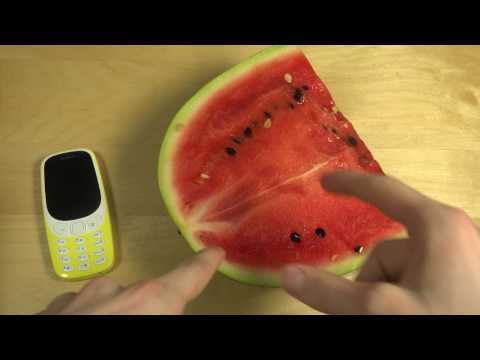 Nokia 3310 2017 vs. Watermelon - Quick Comparison