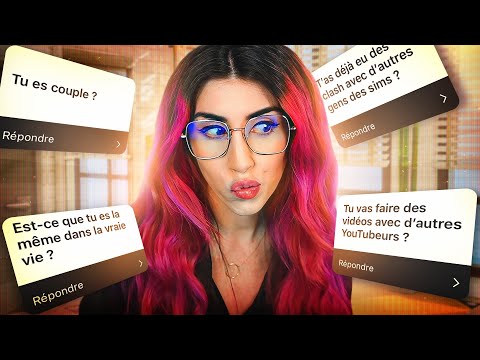 FAQ : Je réponds à vos questions en créant des SIMS (couple, clash et projets…) 🌸