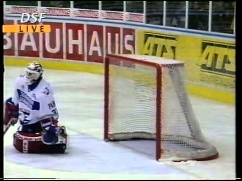 DEL 96-97 #18 Mannheim - Rosenheim 2-1 - alle Tore
