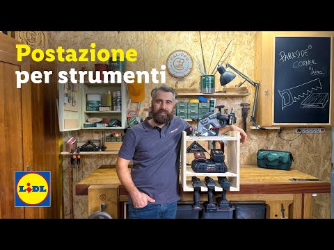 FATTO DA ME con PARKSIDE: costruire una postazione per strumenti con il Califfo | Lidl Italia
