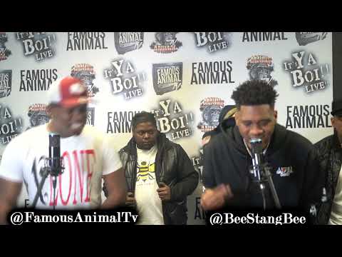 Memphis Rappers BumpSc, BeeStangBee, Lil Stan &   Stops by Drops Hot Freestyle on Famous Animal Tv