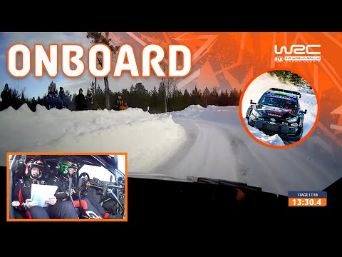 FULL ONBOARD - SS17 Evans/Martin | WRC Rally Sweden 2025