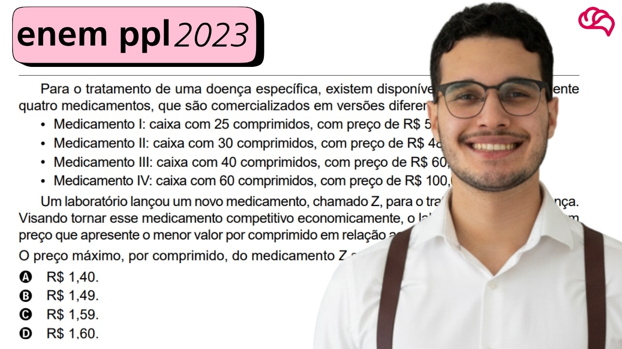 Resolução em Vídeo — Questão 164 ENEM 2023 PPL