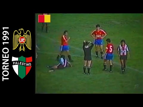 Unión Española 4-4 Palestino - Campeonato Nacional 1991 - Resumen
