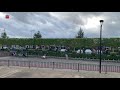 Lange rij voor griepprik in Dronten