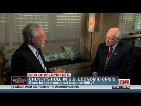 Cheney's role in U.S. economic crisis