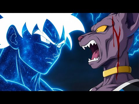 Goku activates his true power after being trapped by the Hakaishins of darkness