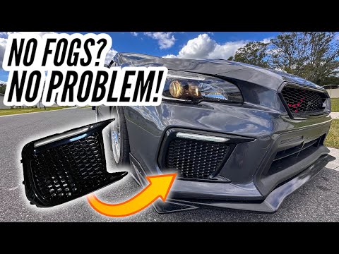NOBLE DRL BEZEL W/ NO FOGS INSTALLATION | SUBARU | WRX | STI | 2018-2021