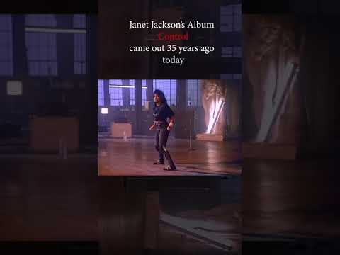 Janet Jackson's album Control came out 35 years ago today #Shorts