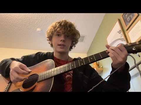 How to play Pretend by Alex G- tutorial