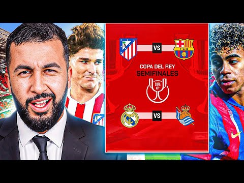 COPA DEL REY SEMI FINALS DRAW CONFIRMED! (REACTION)