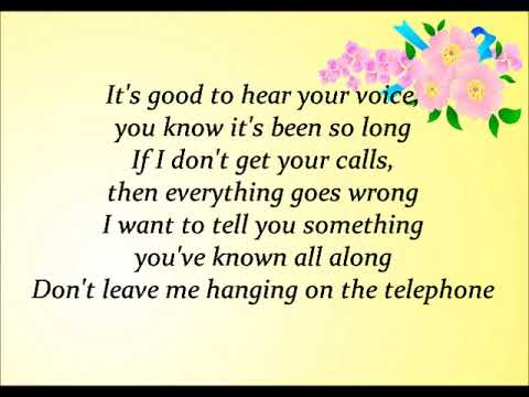 Blondie - Hanging On The Telephone (Lyrics)