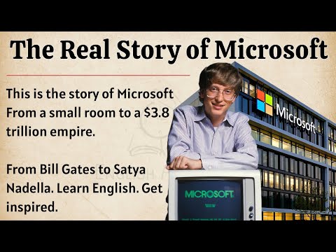 The Success Story of Microsoft || Learn English Through Story Level 2 🔥 || Improve Your English ✅️ 