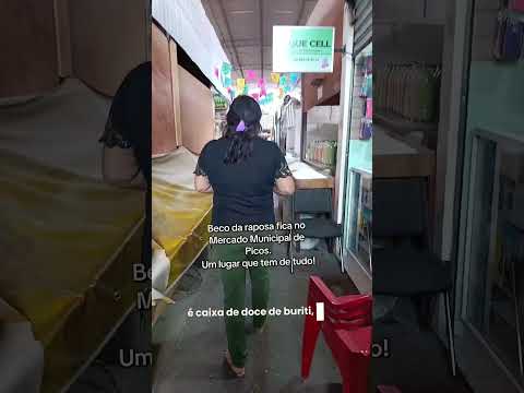Mercado 🛒 Mercado Municipal de Picos Piauí.É o beco da raposa 🦊 #mercadomunicipal #feiralivre