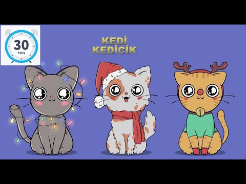 Kedi Kedicik Ben Seni Çok Severim 🐈🐕🐏🐣Köpekçik Kuzucuk Civcivcik Nursery Çocuk Şarkıları 30 DAKİKA